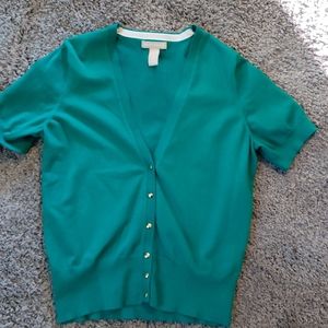 Short sleeve cardigan
